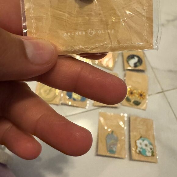 Archer and Olive bundle Enamel Pin Set #12 - Picture 4 of 6